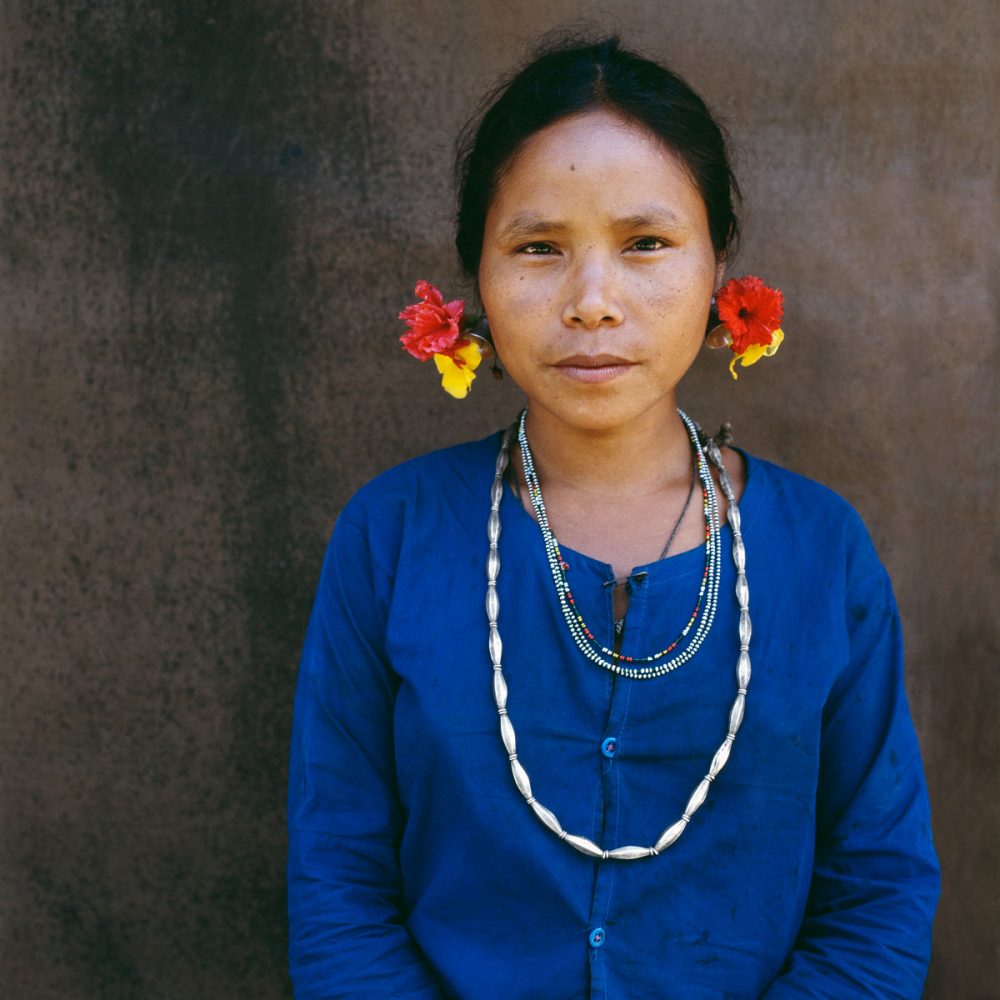 Mru tribe member. Chittagong Hill Tracks, Bangladesh.