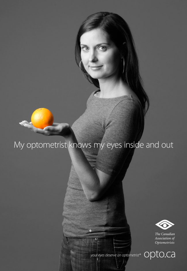 Advertisement for the Canadian Association of Optometrists