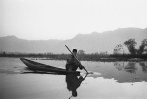 Man on Boat, Kashmir, India