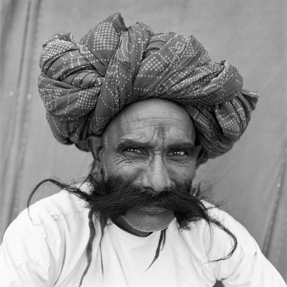 Man with Moustache, Pushkar, India