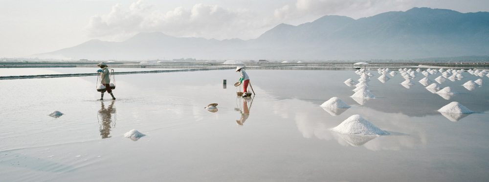 Salt Harvest, Nha Trang, Vietnam