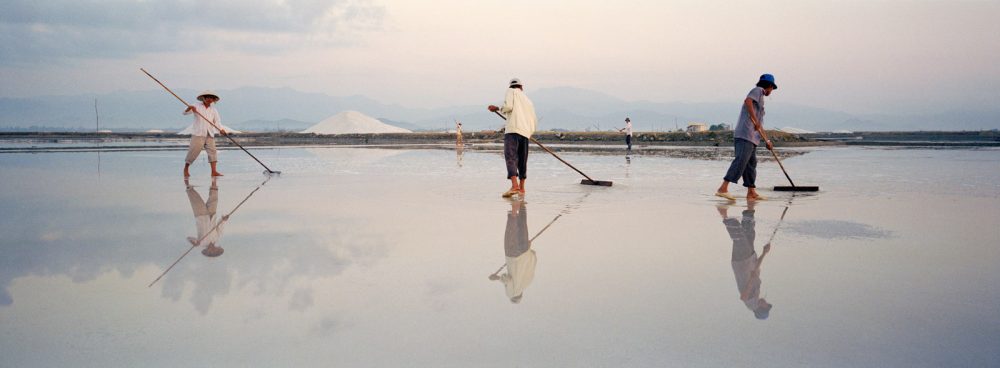 Salt Harvest, Nha Trang, Vietnam