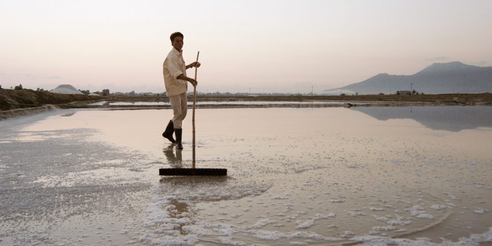 Salt Harvest, Nha Trang, Vietnam