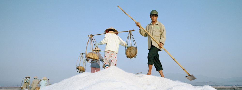 Salt Harvest, Nha Trang, Vietnam